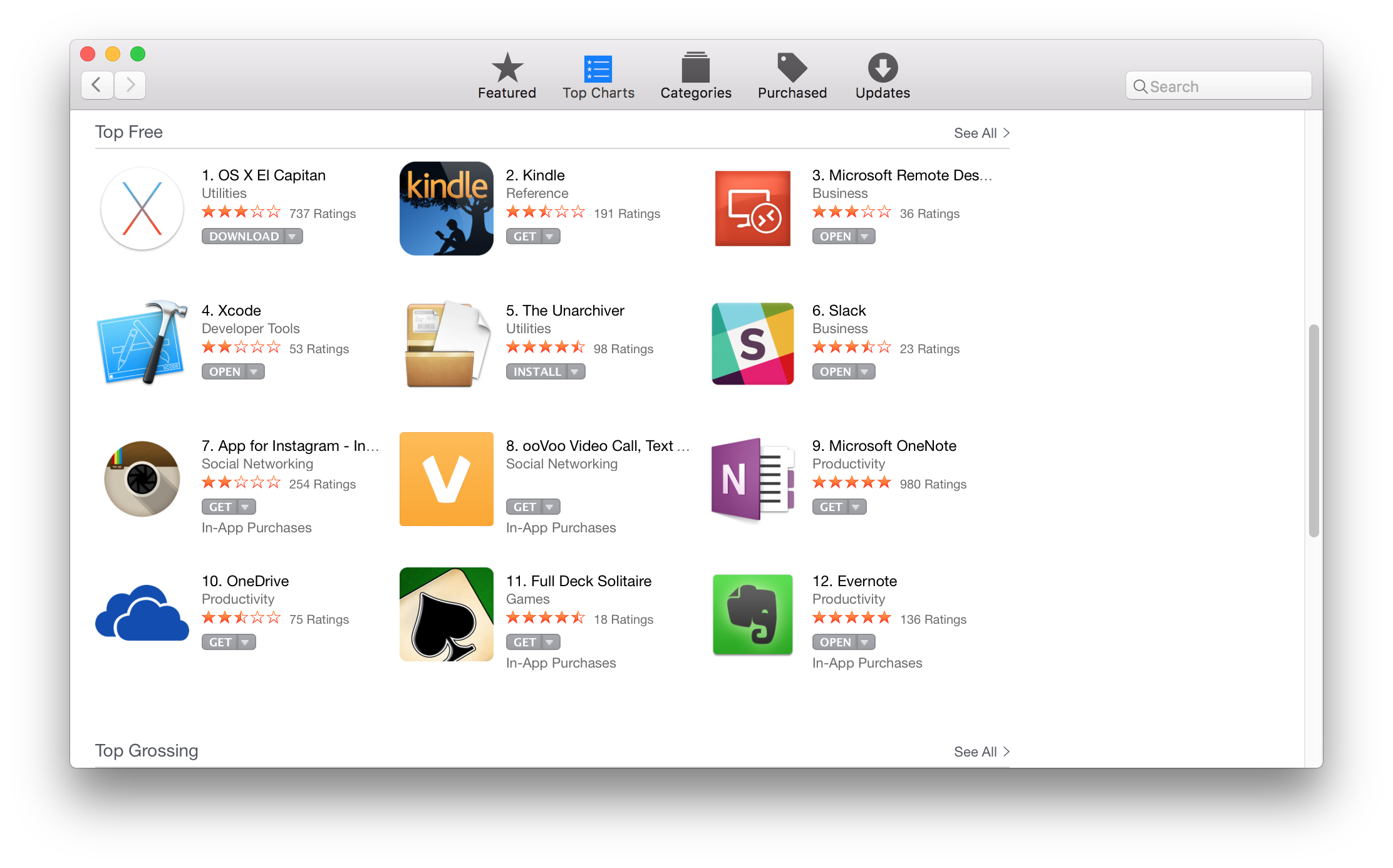 Apple's App Store - Top Free